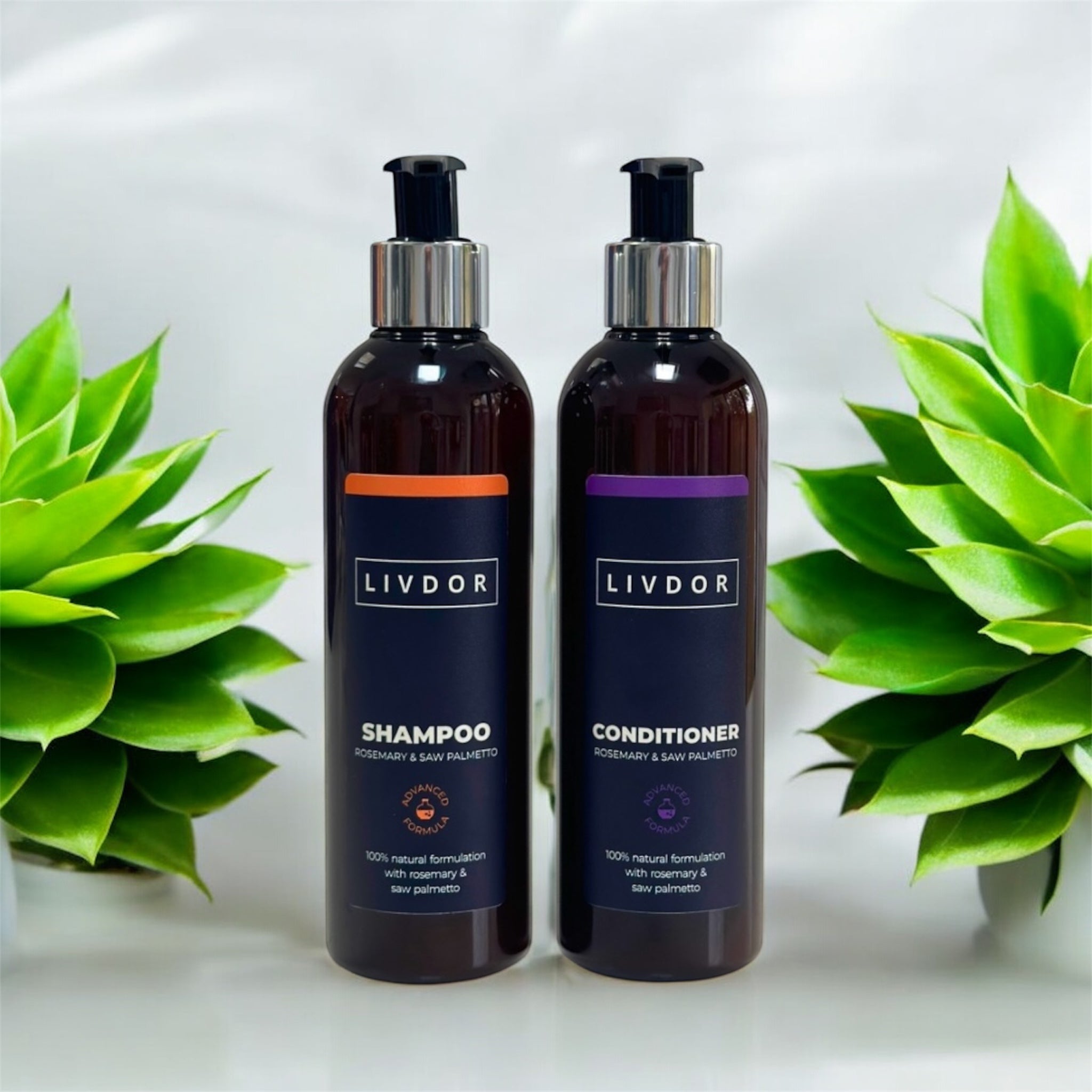LIVDOR Rosemary & Saw Palmetto Shampoo & Conditioner Bundle