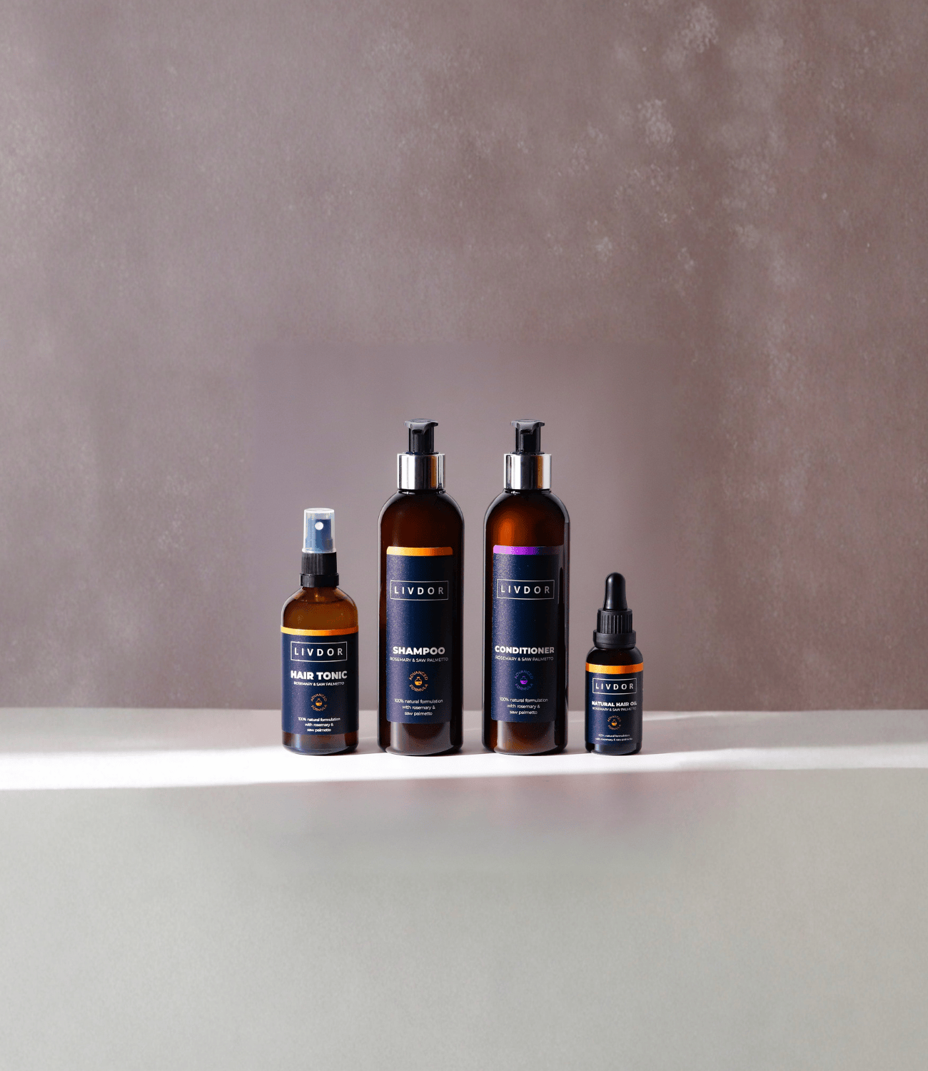 Rosemary Oil for Hair Growth Range Hair Tonic, Shampoo, Conditioner and Rosemary Oil by LIVDOR