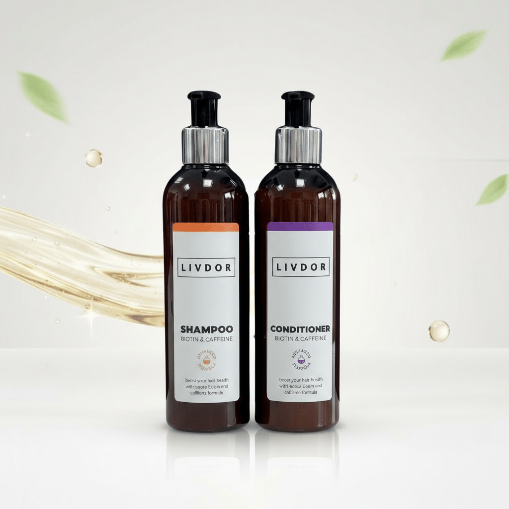Livdor LIVDOR Biotin & Caffeine Shampoo & Conditioner Bundle