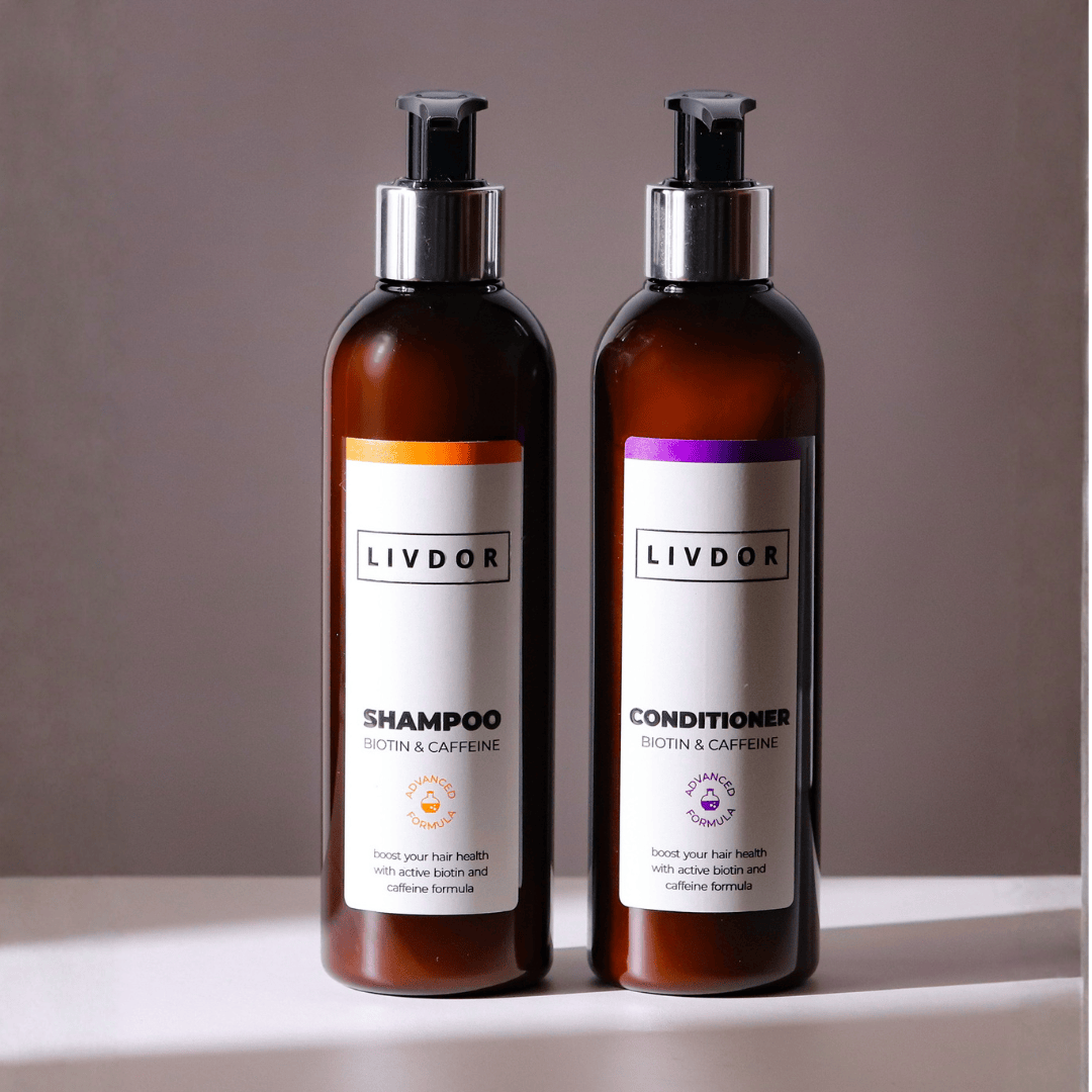 Livdor LIVDOR Biotin & Caffeine Shampoo & Conditioner Bundle
