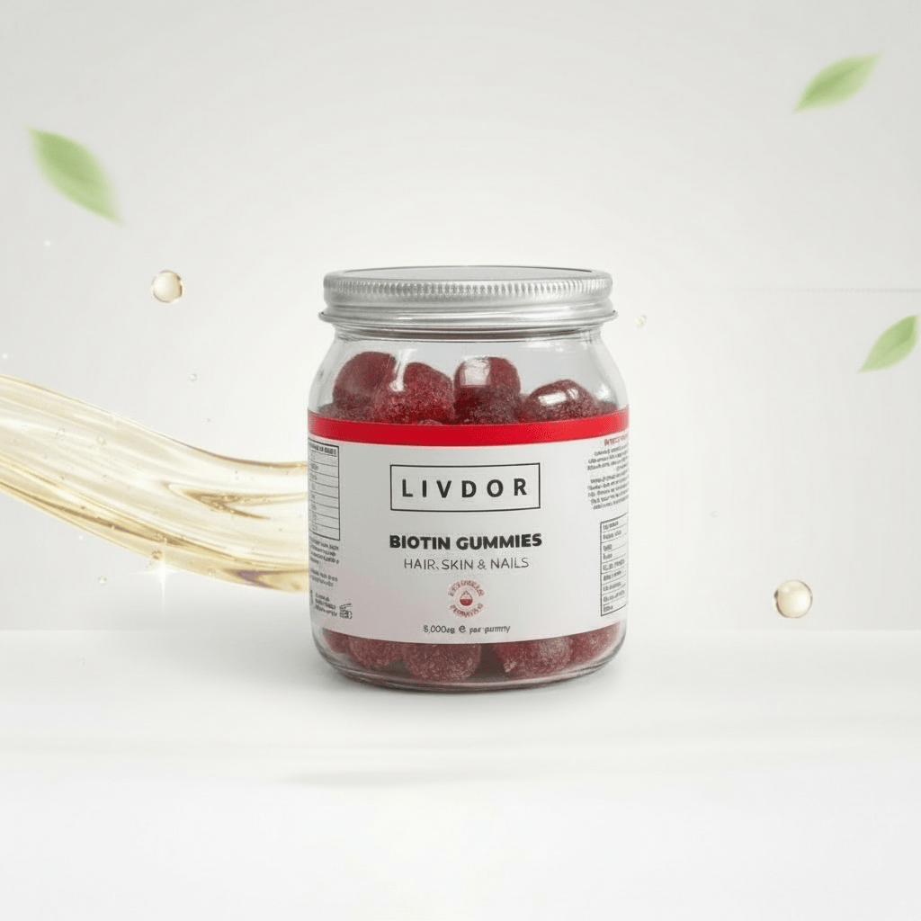 Livdor LIVDOR Hair Growth Gummies - Red
