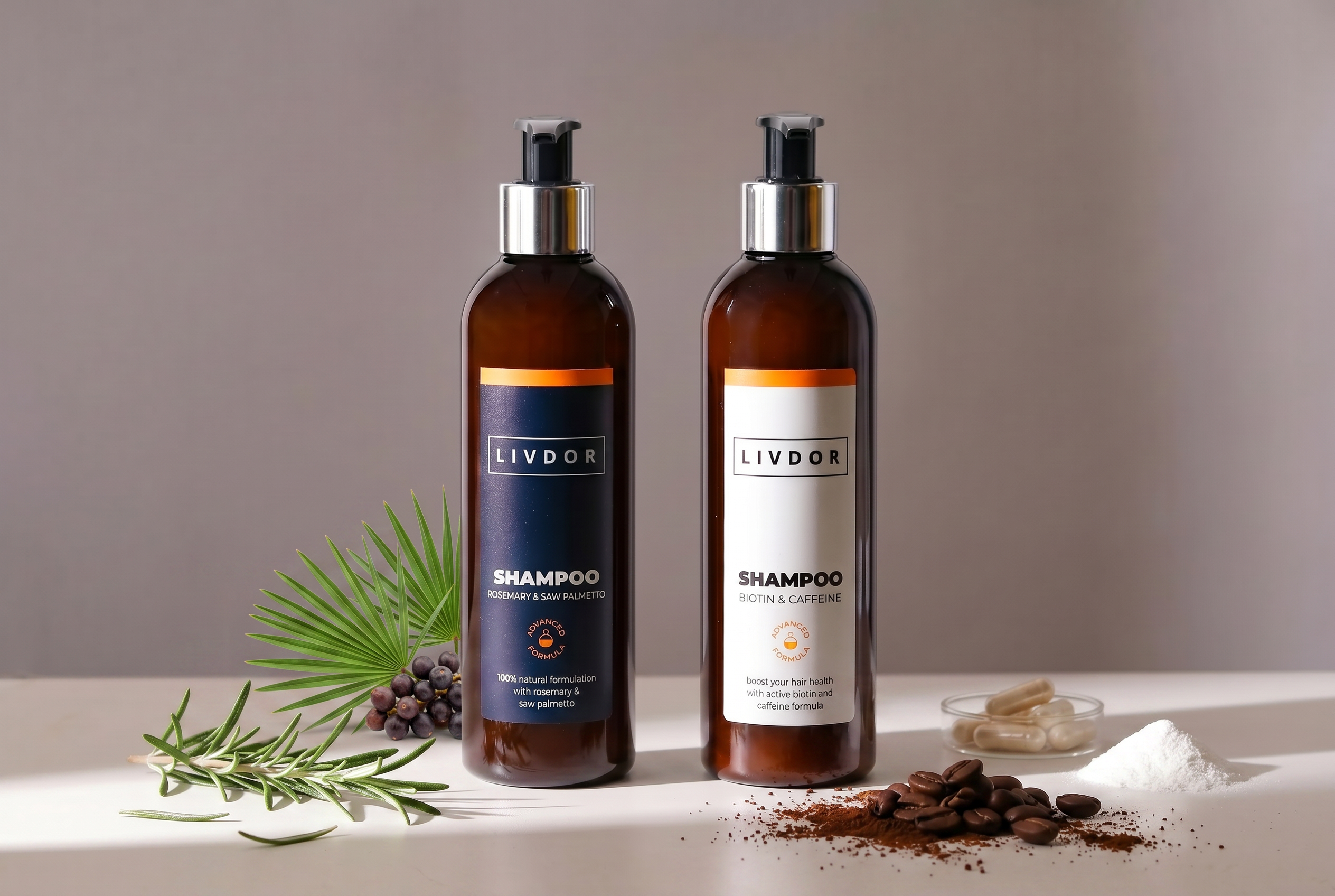 comparing shampoo that is best for hair growth and thickness with ingredients showing