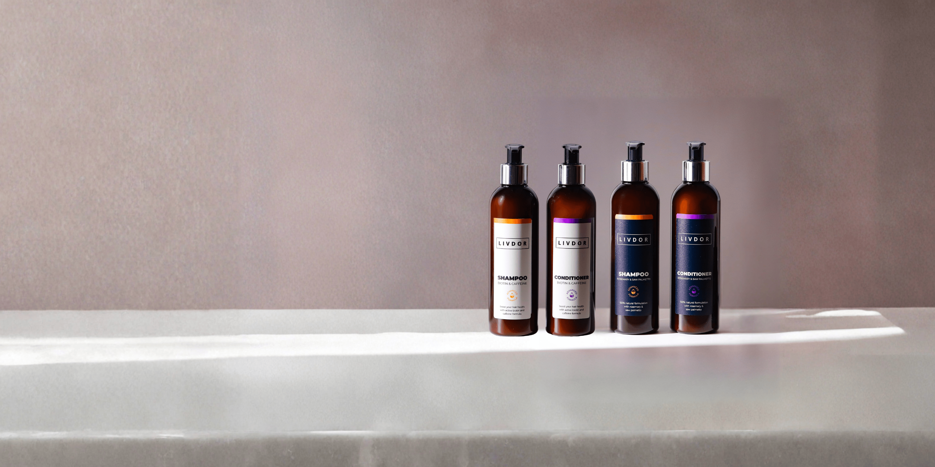 Hair Growth Shampoo Range by LIVDOR