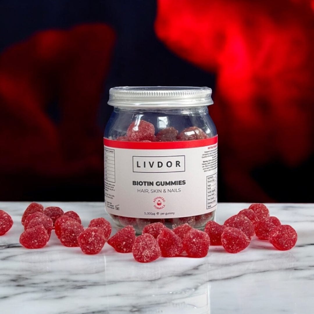 Livdor LIVDOR Hair Growth Gummies - Red