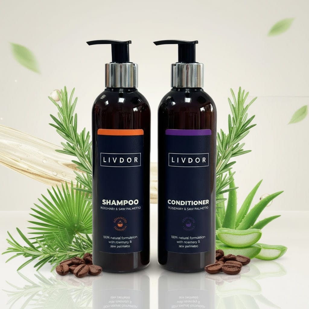 LIVDOR LIVDOR Rosemary & Saw Palmetto Shampoo & Conditioner Bundle