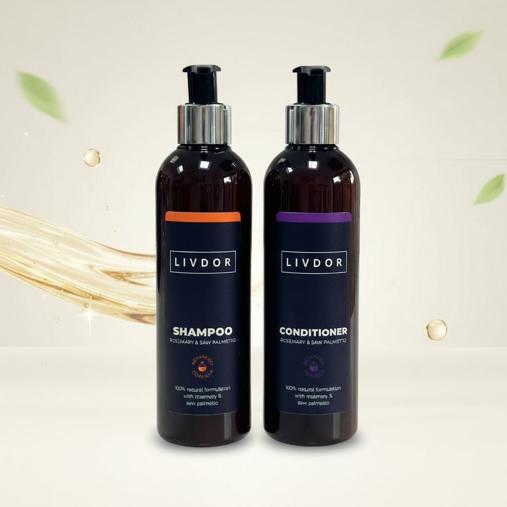 LIVDOR LIVDOR Rosemary & Saw Palmetto Shampoo & Conditioner Bundle