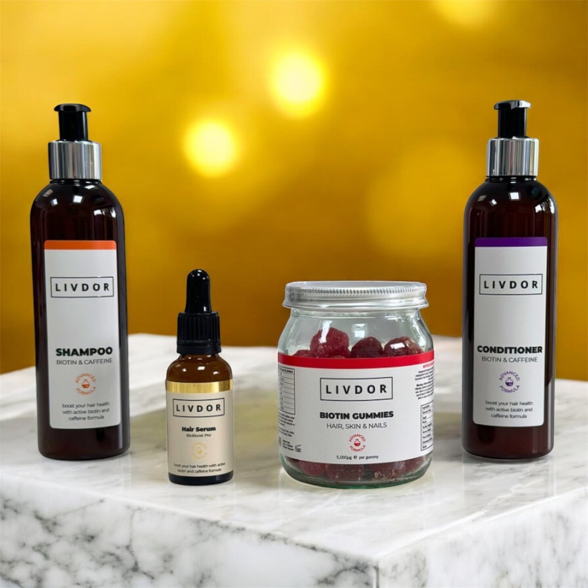 Livdor LIVDOR Ultimate Biotin & Caffeine Hair Growth Bundle