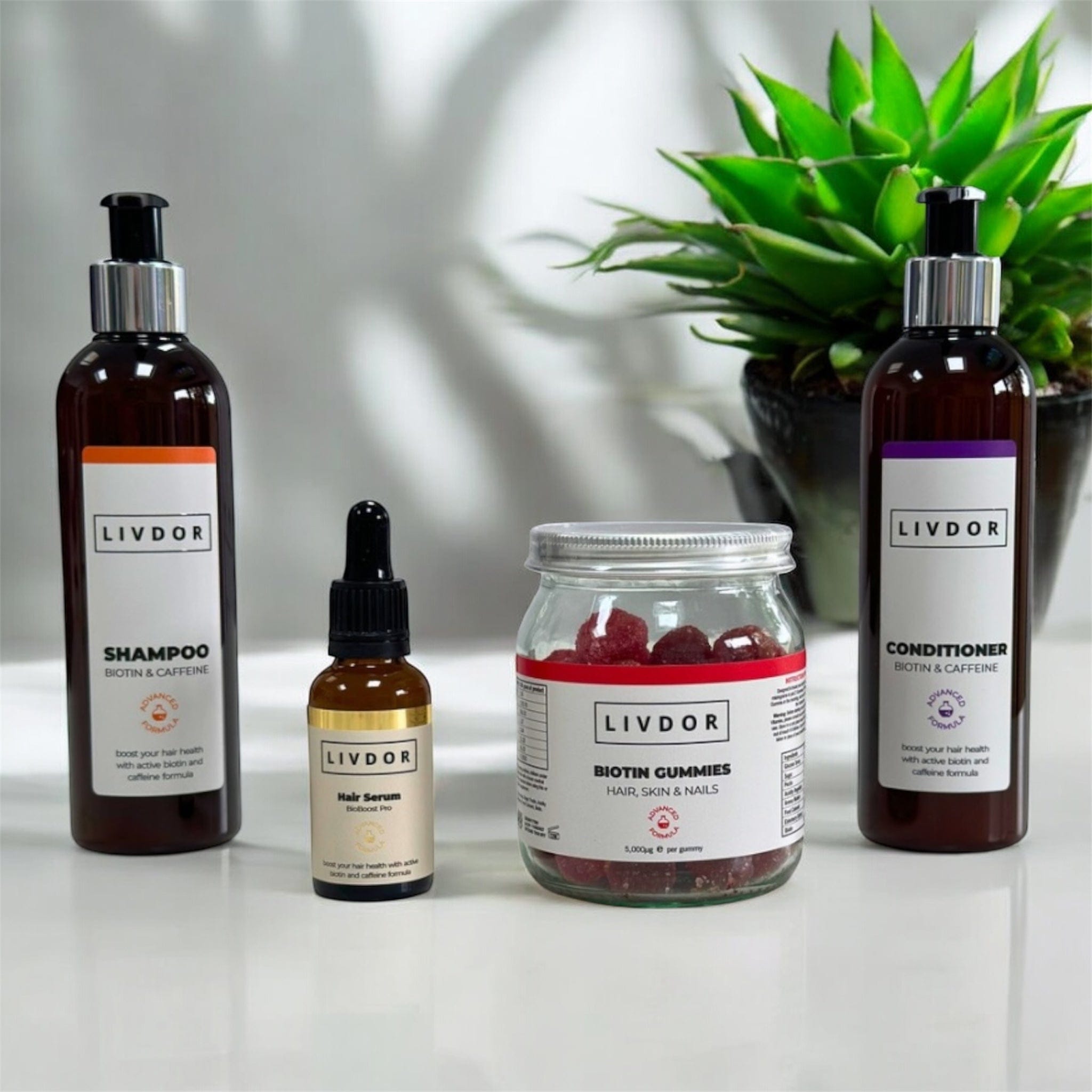 Livdor LIVDOR Ultimate Biotin & Caffeine Hair Growth Bundle